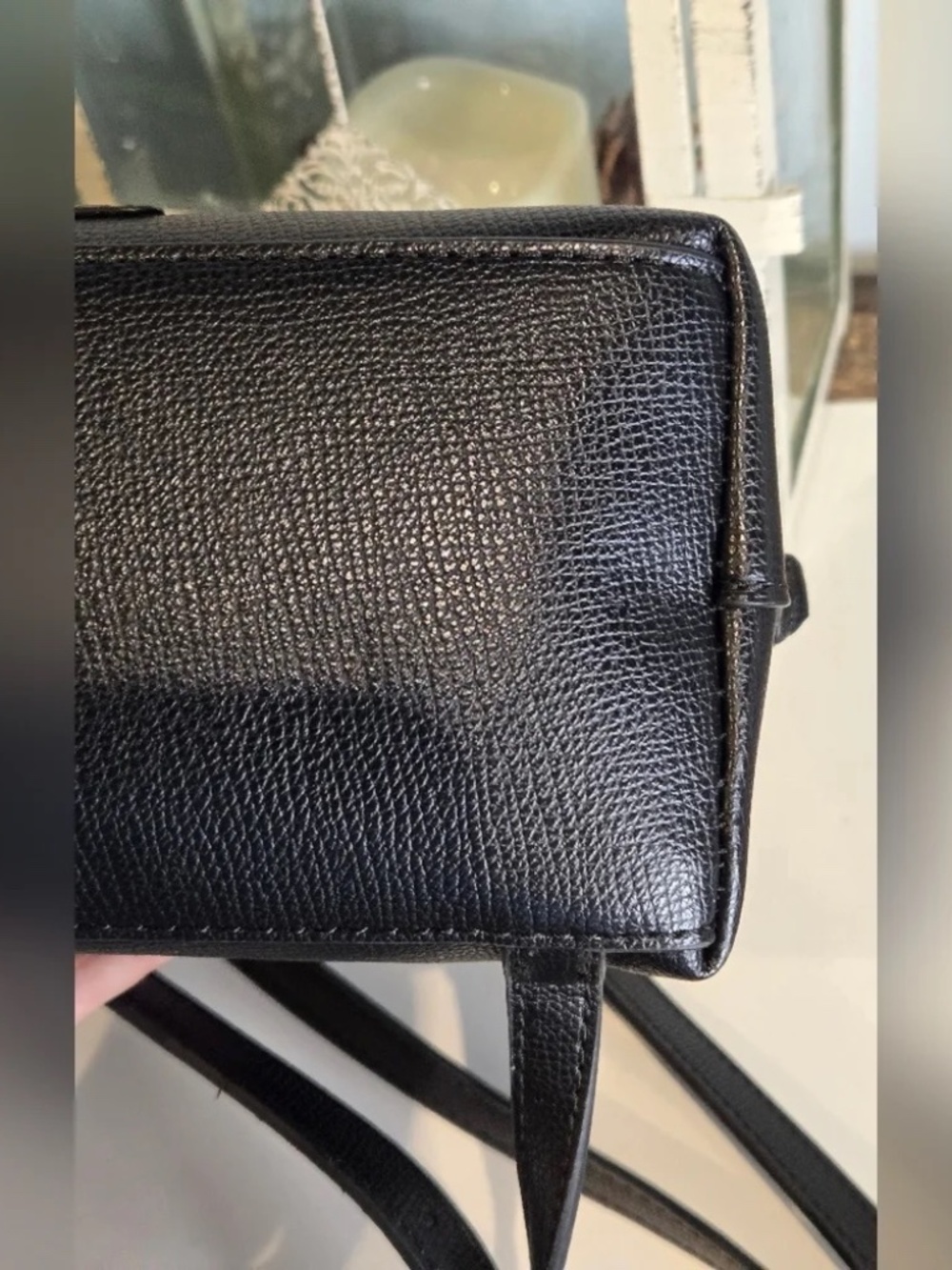 Karl Lagerfeld Black Mini Backpack with Character Patch - Picture 6 of 8